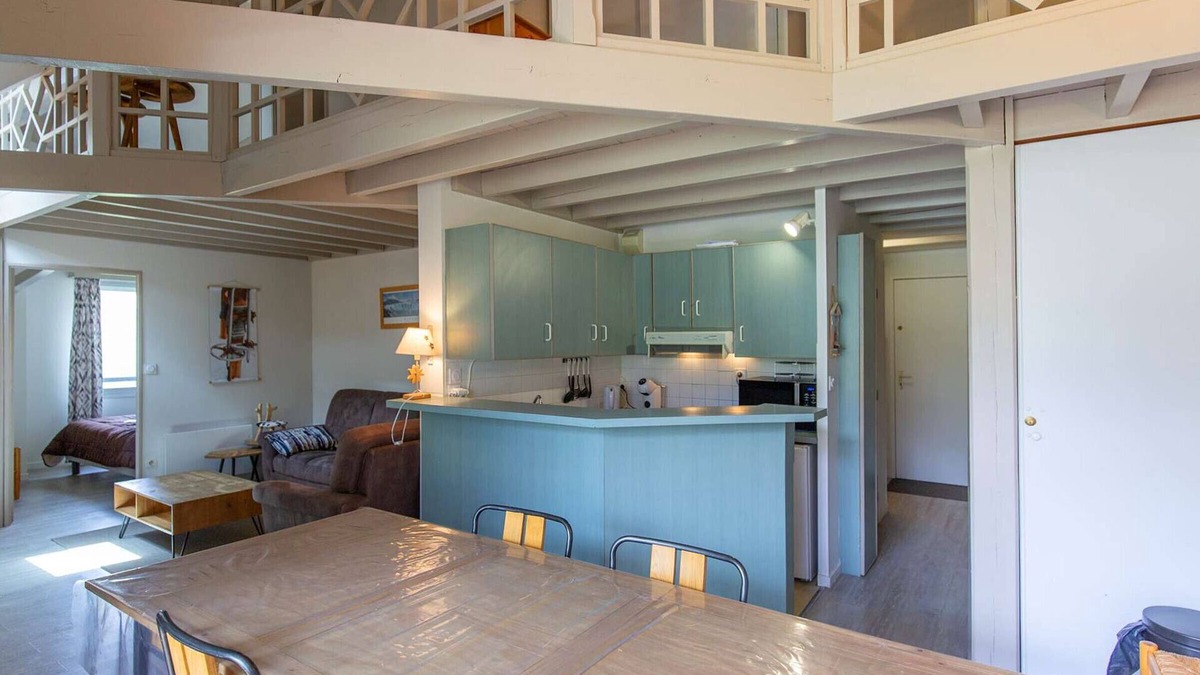 La Mongie Apartment | Ski-In/Ski-Out Duplex, South-Facing Balcony, Sleeps 8, Parking, 2 Bed, 2 Bath