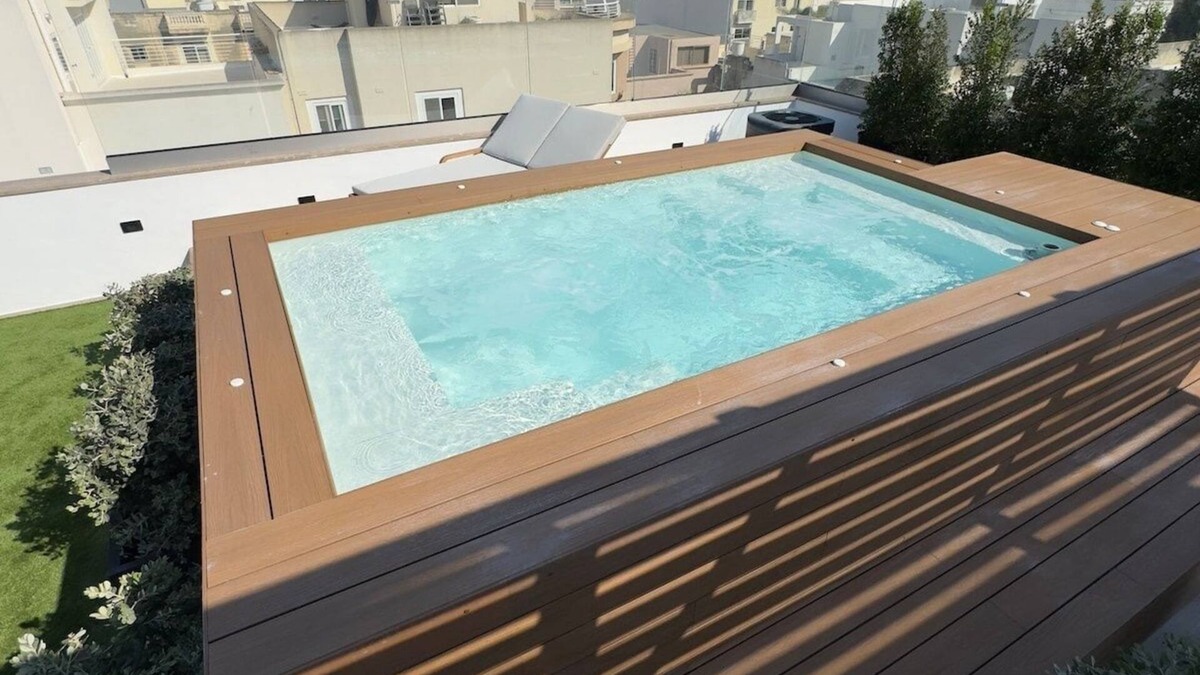 Paceville Apartment | Sky Villa Penthouse | Private Pool & City Lights