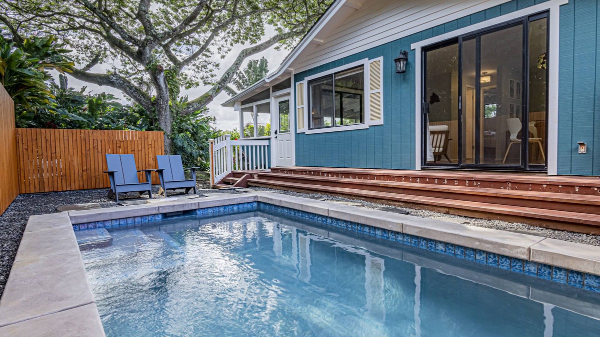 Wailua Homesteads House | Sleeping Giant Cottage with Plunge Pool TNVC #1244