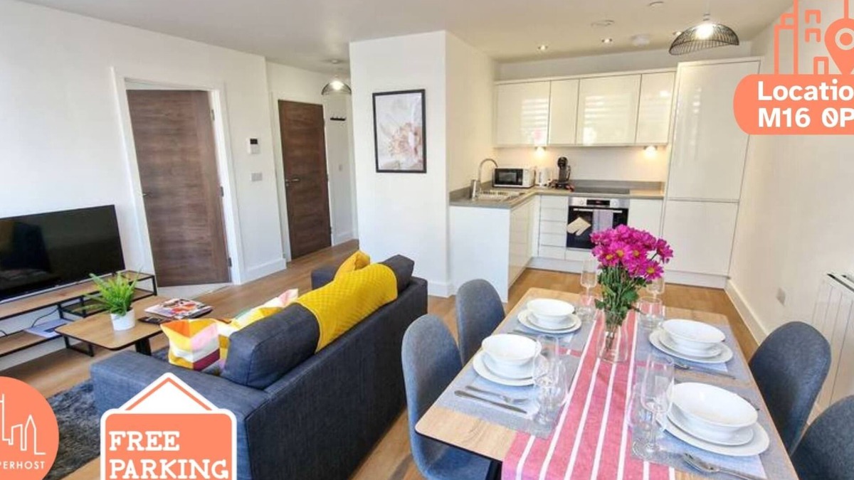 Old Trafford Apartment | Sleeps 3 Free Parking Old Trafford City SuperHost