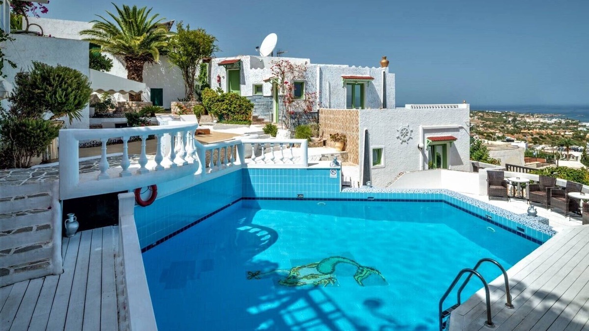 Piskopiano Apartment | Sleeps 8 - Sea View - Apartment - Pool - Garden