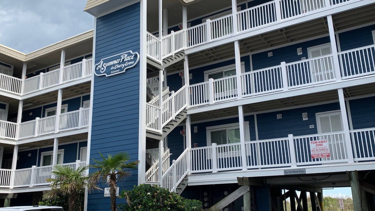 North Myrtle Beach Apartment | Small Dog Friendly Oceanfront Cherry Grove Condo - Summer Place Unit B8