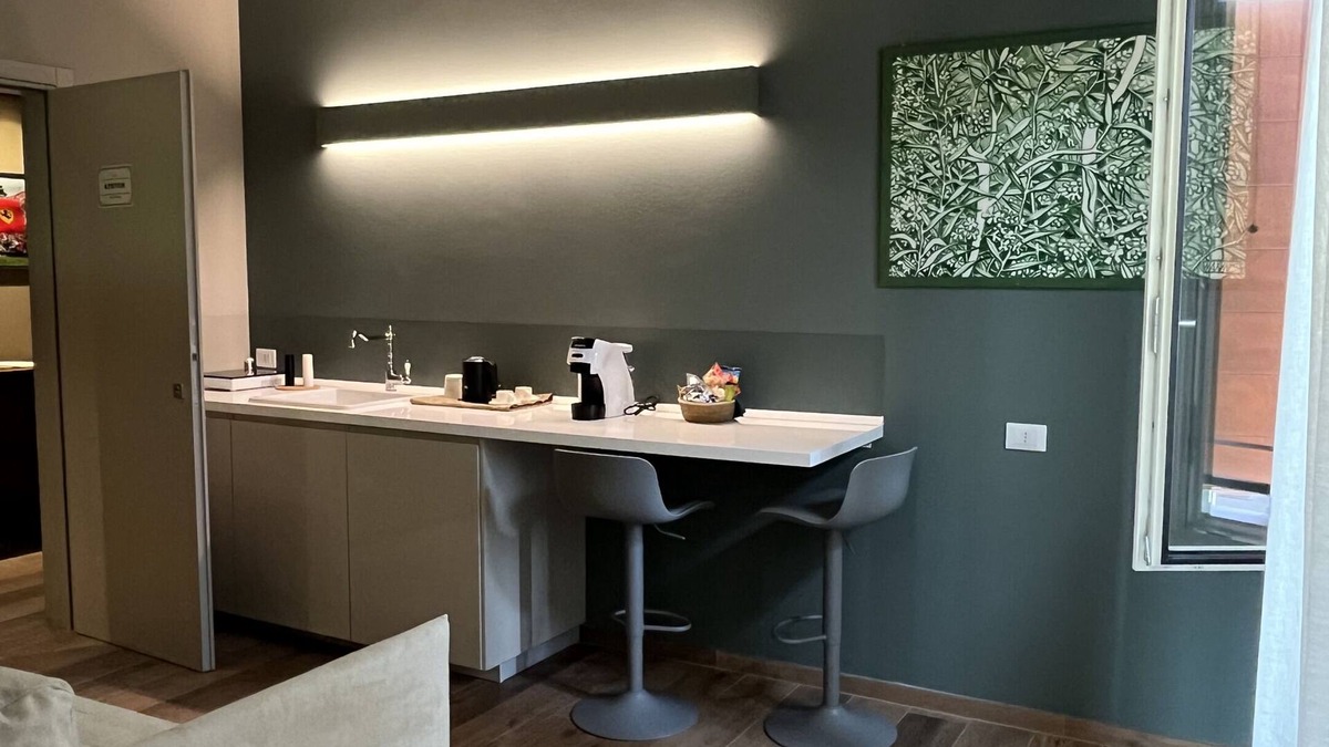 Imola Apartment | Small flat with balcony, living room and kitchen