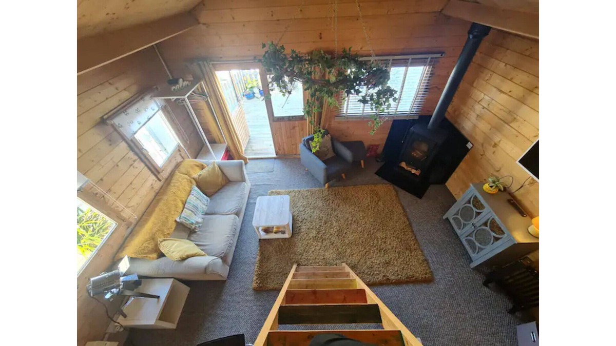 Dinas Cabin | Snowdonia Sea view Beach Cabin