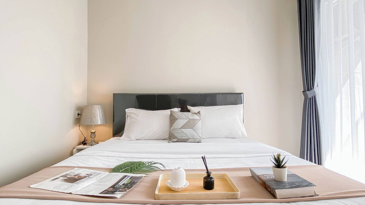 Kedungmanggu Apartment | Soft Grey 1Br At Royal Sentul Park Apartment