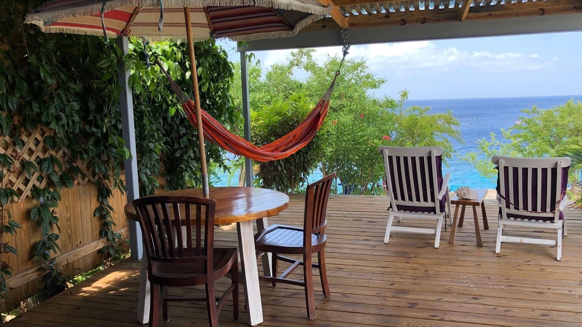 Lagun House | Sol Patch at Jeremi #1 - a seaside guest house over-looking the Caribbean.