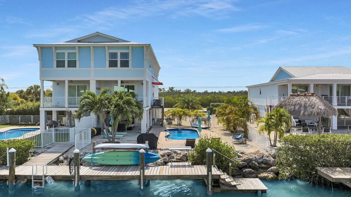 Marathon Villa | Sombrero Beach Villa with Private Pool and Dock