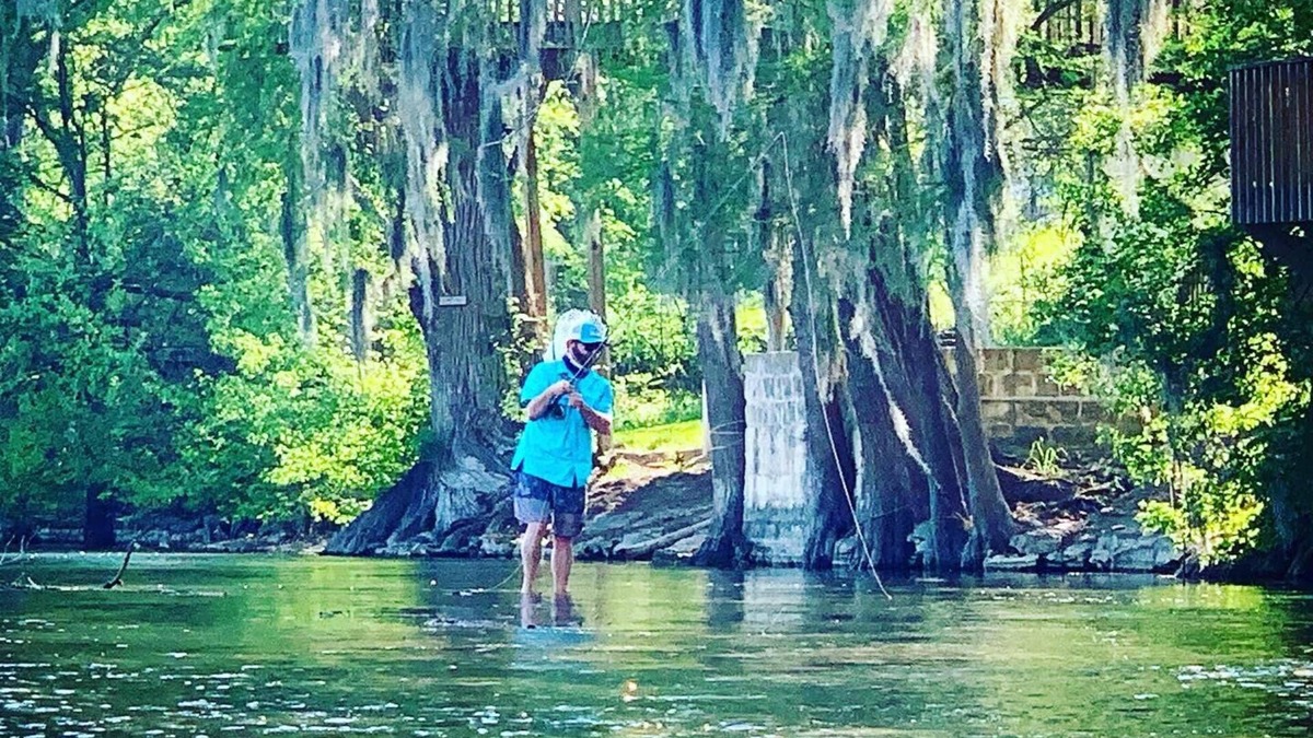 New Braunfels House | Son's Guadalupe Glamping Tents #L & Cabana #17