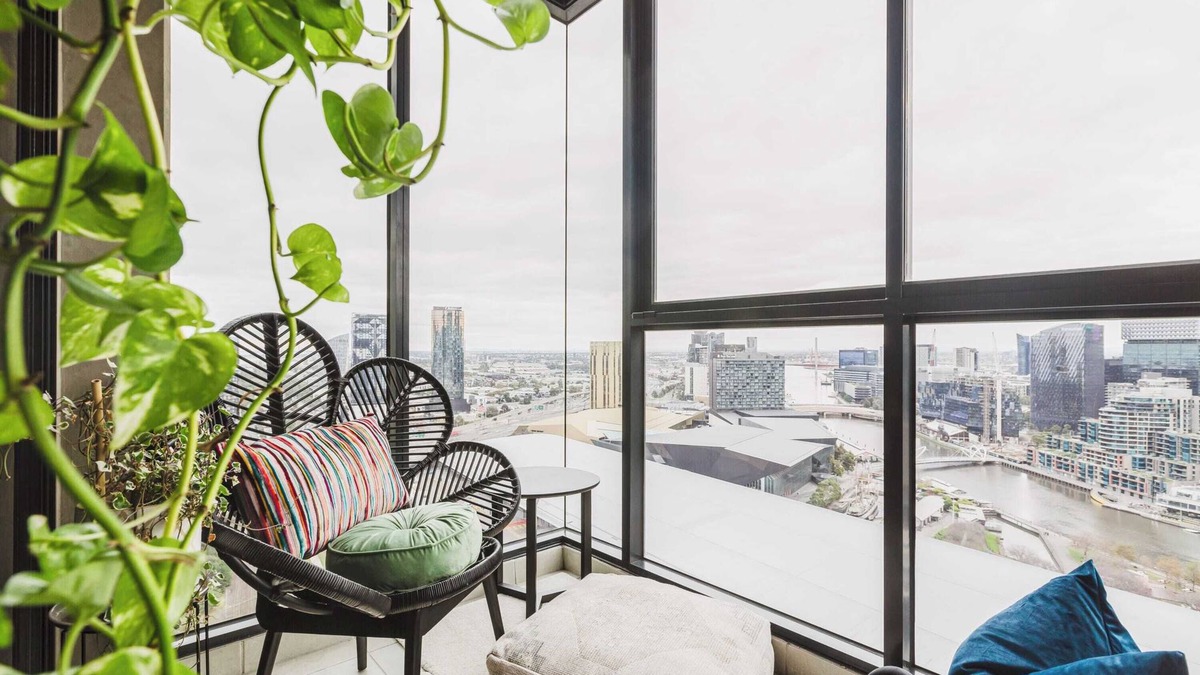 Southbank Condo | Soul-Stirring Oasis With Enclosed Balcony Retreat