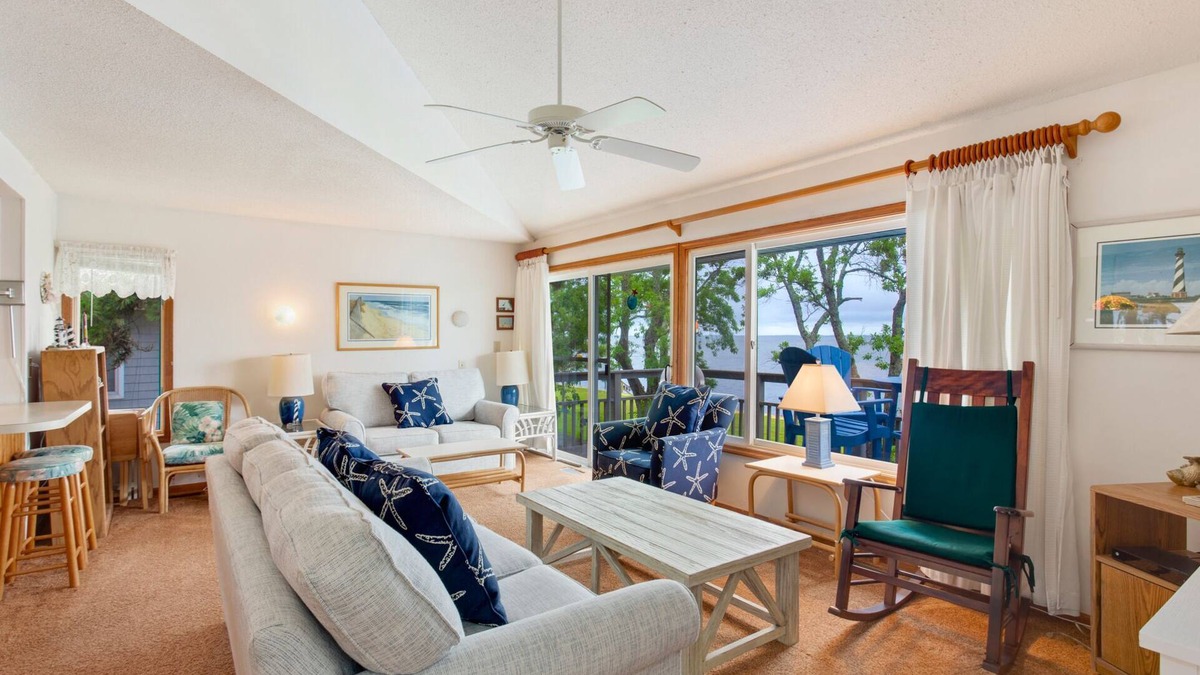 Carolina Dunes Condo | Soundfront 3BR | Pool, Tennis & Walk to Beach/Duck