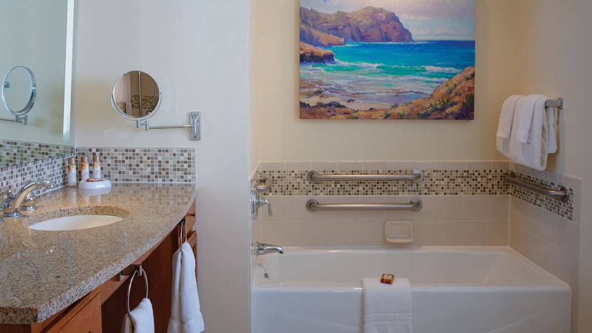 Koloa Villa | Spacious 2 Bedroom Presidential Lower Level at the Beautiful Bali Hai Villas.