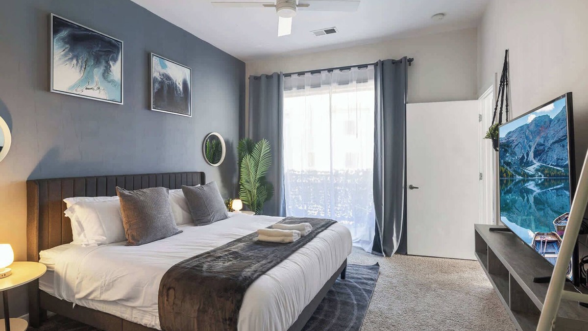 First Ward Apartment | Spacious 2BD with Private Balcony and Free Parking 2