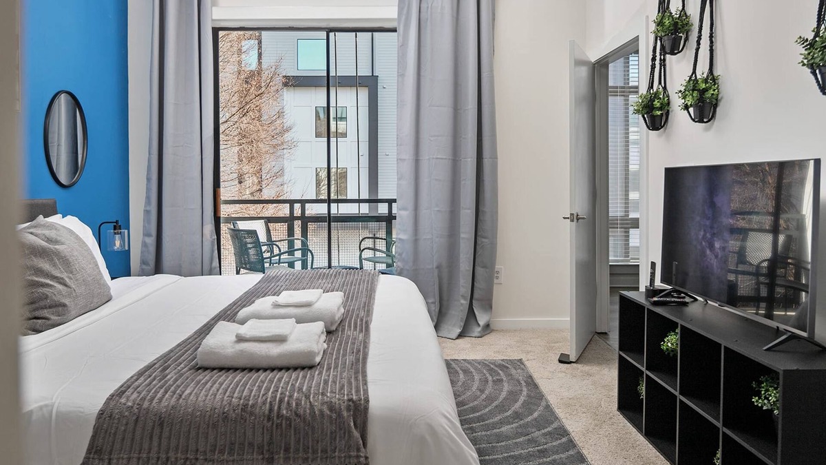 First Ward Apartment | Spacious 2BD With Private Balcony and Free Parking