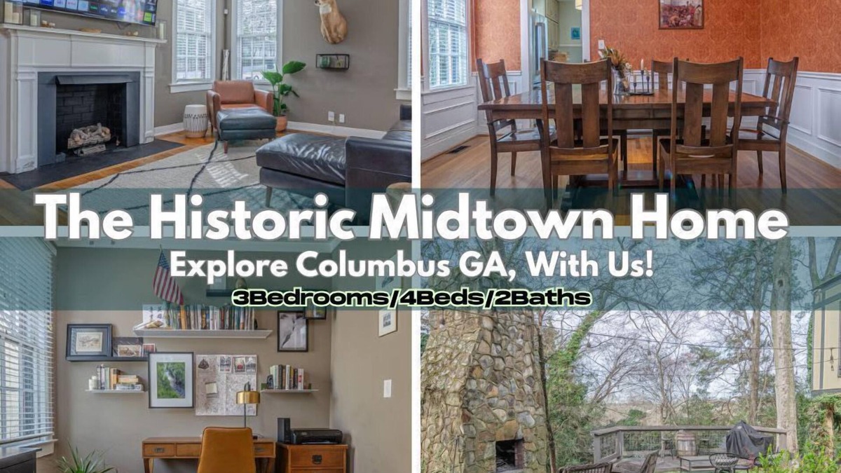 Columbus House | Spacious 3BR Midtown Home | Grad Family Stays