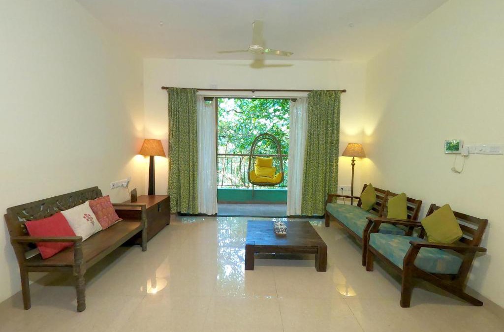 Betim Apartment | Spacious 3BR Oasis with Wi-Fi short Drive to Panjim & Casinos C1-101