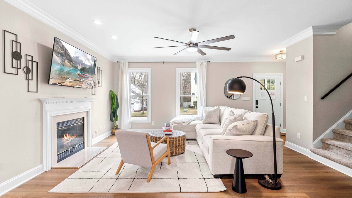 Northeast Raleigh House | Spacious 3BR with King Beds & Personal TVs in Raleigh!