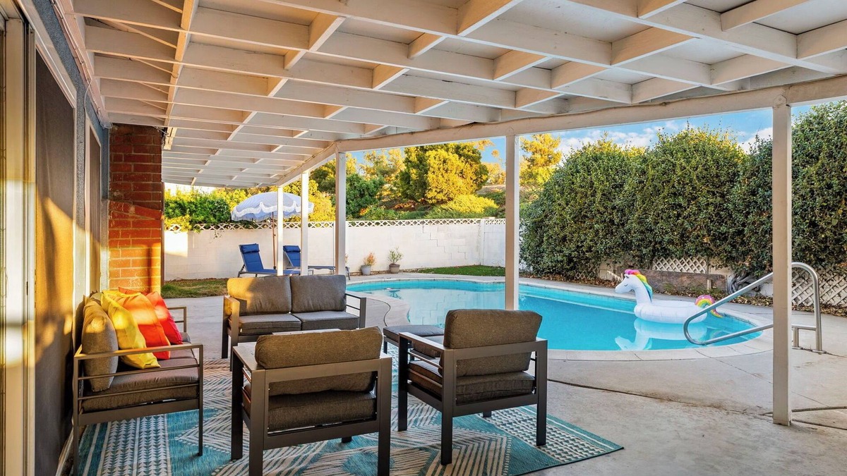 Anaheim Resort House | Spacious 4-bedroom house near Disneyland with WiFi, AC, Private Pool, & Hot Tub