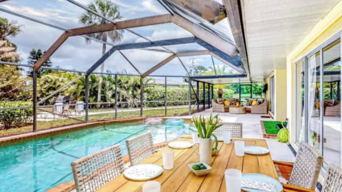 Port Saint Lucie House | Spacious 4BR Lakefront Getaway – Pool, Hot Tub & Family Fun Near Everything!