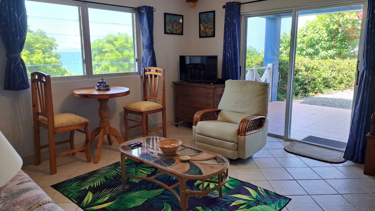 Estate Shoys Apartment | Spacious apartment near Christiansted & beaches with ocean views of Buck Island.