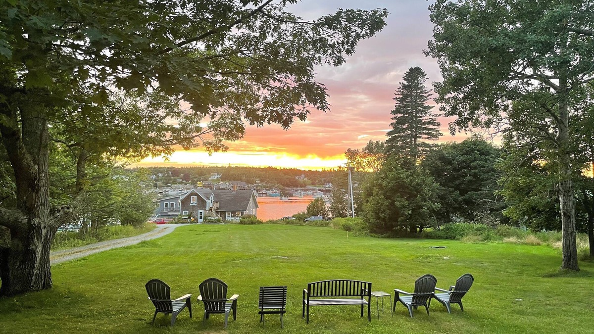 Bass Harbor House | Spacious Cottage Overlooking Bass Harbor with Sweeping Front Lawn