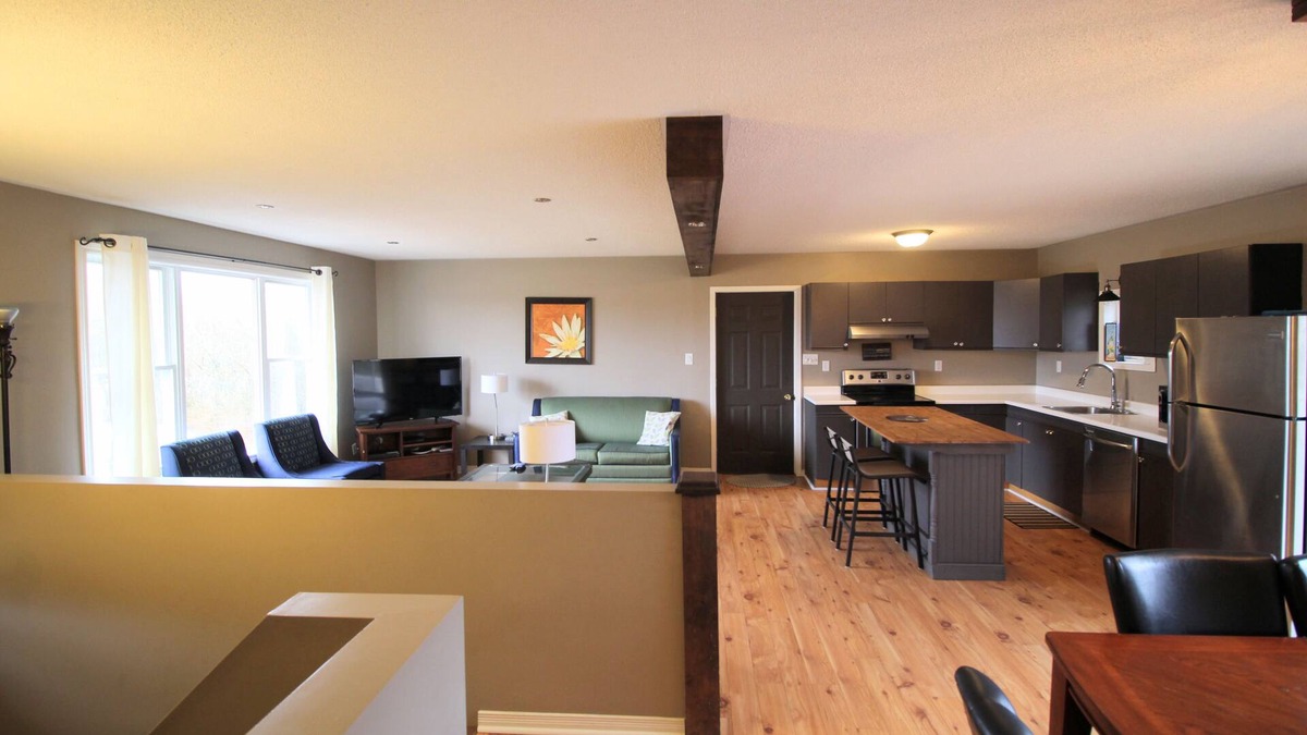 Carrying Place House | Spacious deck with BBQ, lots of seating for entertaining plus Outdoor bonfire