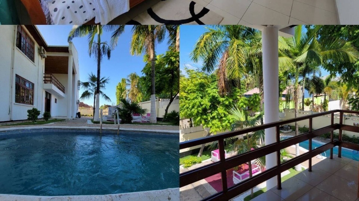 Mbezi Beach House | Spacious delight 8 bedrooms villa with swimming pool and fast wi-if