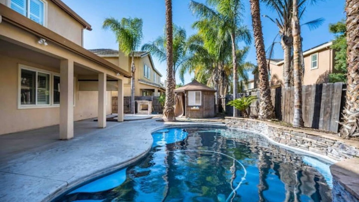 Stanislaus County House | Spacious Kid Friendly Lux Home w/Pool, BBQ,Garage