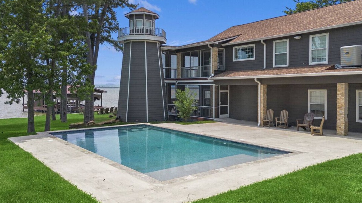 Onalaska House | Spacious Lakefront Home w/Pool, Game Room & Patio