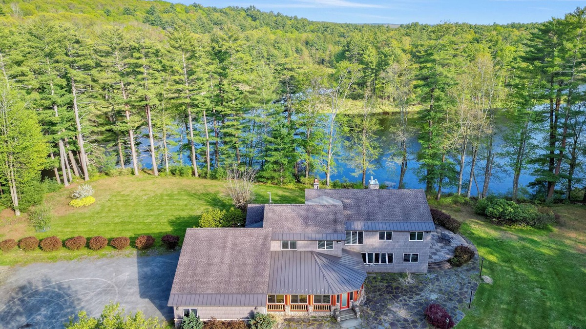 Forestburgh Villa | Spacious Lakefront Hideaway with Hot Tub & Kayaks
