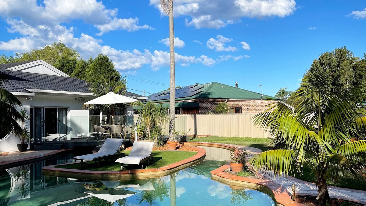 Salamander Bay House | Spacious Poolside Haven in Port Stephens