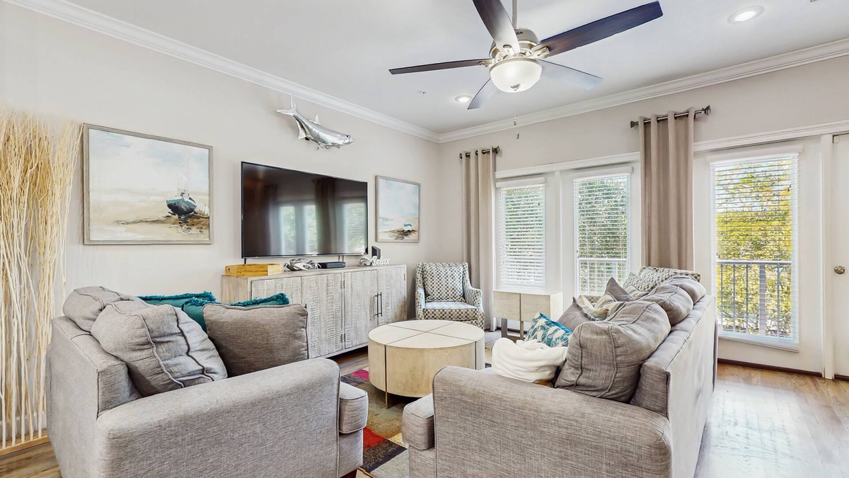 Miramar Beach House | Spacious private home with patio, balconies, close to beaches & shared pool