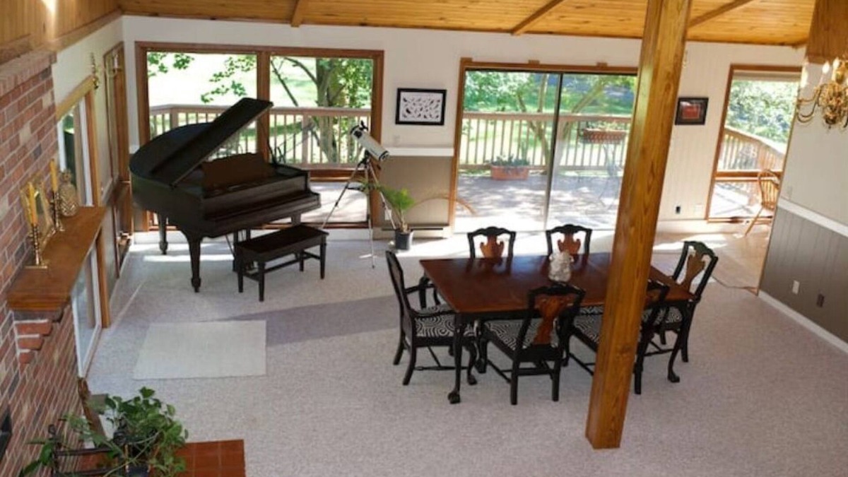 Haywood House | Spacious Retreat with Outdoor Firepit & Large Deck