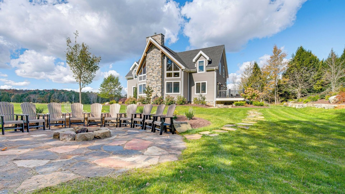 Granville Summit House | Spacious & Secluded Forksville Home: Fire Pit