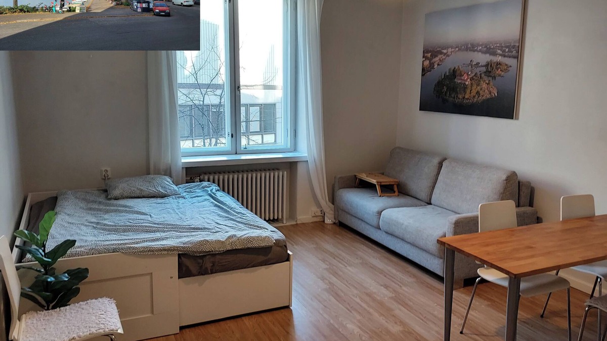 Kallio Apartment | Spacious studio apartment by the sea 41 m2