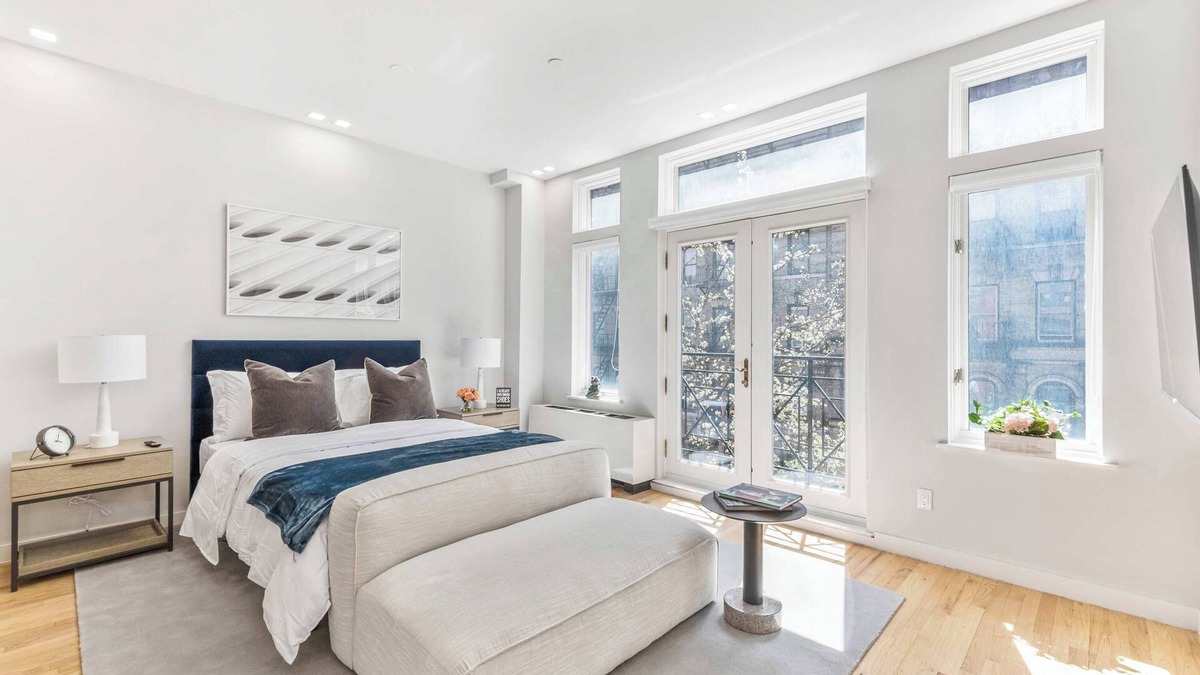 Central Park South Apartment | Spacious Studio with Charming Juliet Balcony