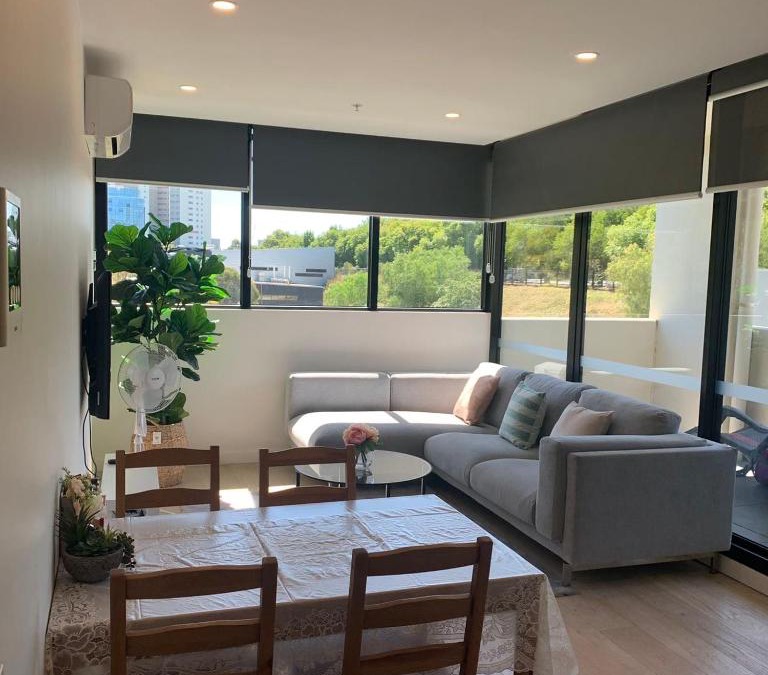 North Melbourne Apartment | Spacious Two Bedrooms With Free Parking in North Melbourne