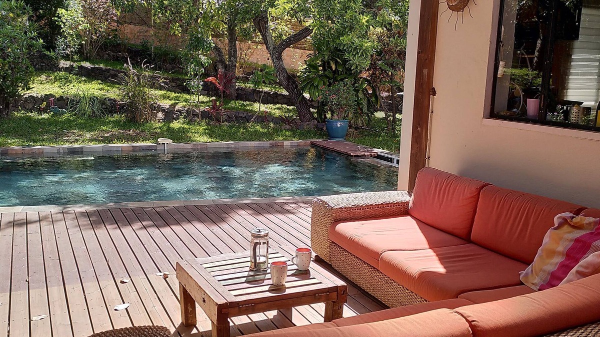 Ravine des Cabris House | Spacious villa, heated pool not overlooked, Creole garden