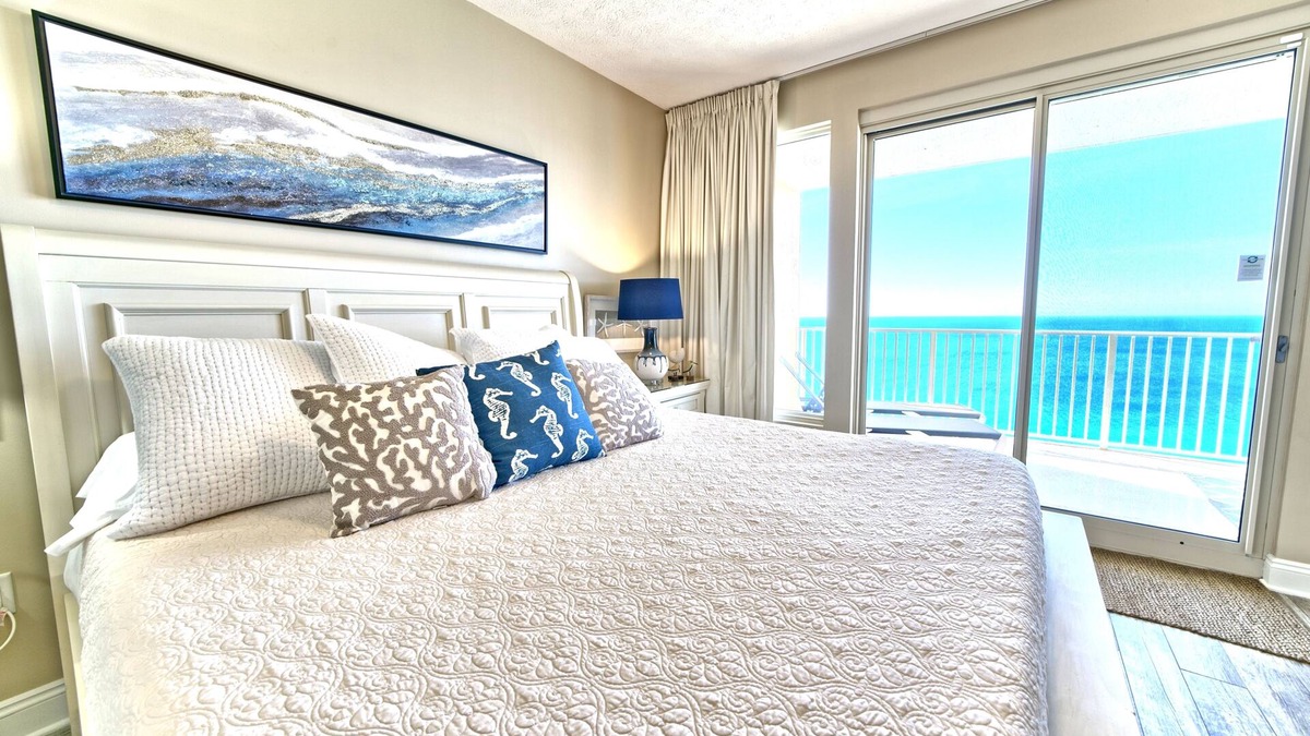 Lower Grand Lagoon Condo | Special 30%off/dy 30%off/wk Sep 13 to Oct 4-Treas Island 2 King BR Condo. Beach