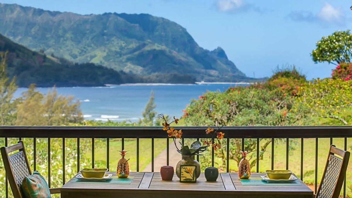Princeville Resort | SPECIAL DEALS! One of a Kind! THE Best Ocean Views with Bali Hai & Hanalei Bay