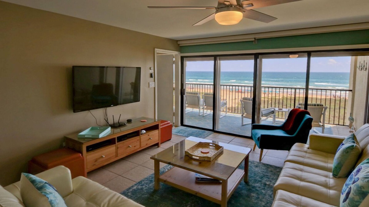 South Padre Island Condo | Specials! Luxe Oceanfront, WFH, Extra amenities!