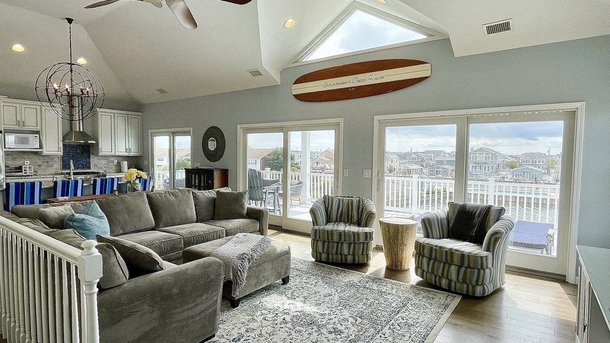 Dover Beaches North House | Spectacular unobstructed open bay views to enjoy from every level!