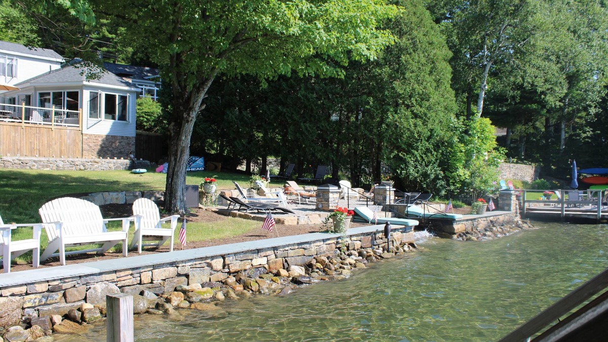 Lake George House | Spectacular Views from Every Room in This Huge Lake Front Home
