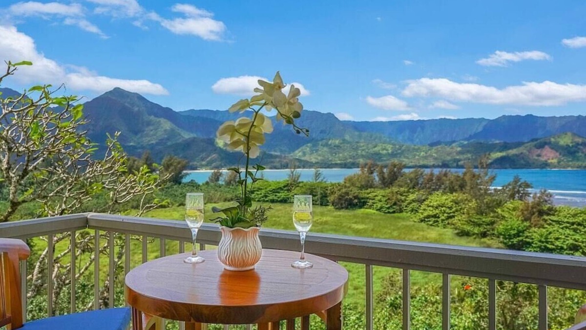 Princeville Apartment | Spectacular Views of Hanalei Bay