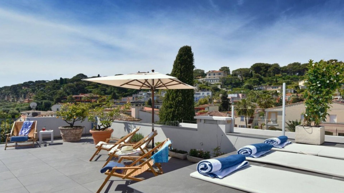Cap-Ferrat Apartment | Splendid 3 Bedroom Triplex with Beautiful Sea View Terrace, Center Village