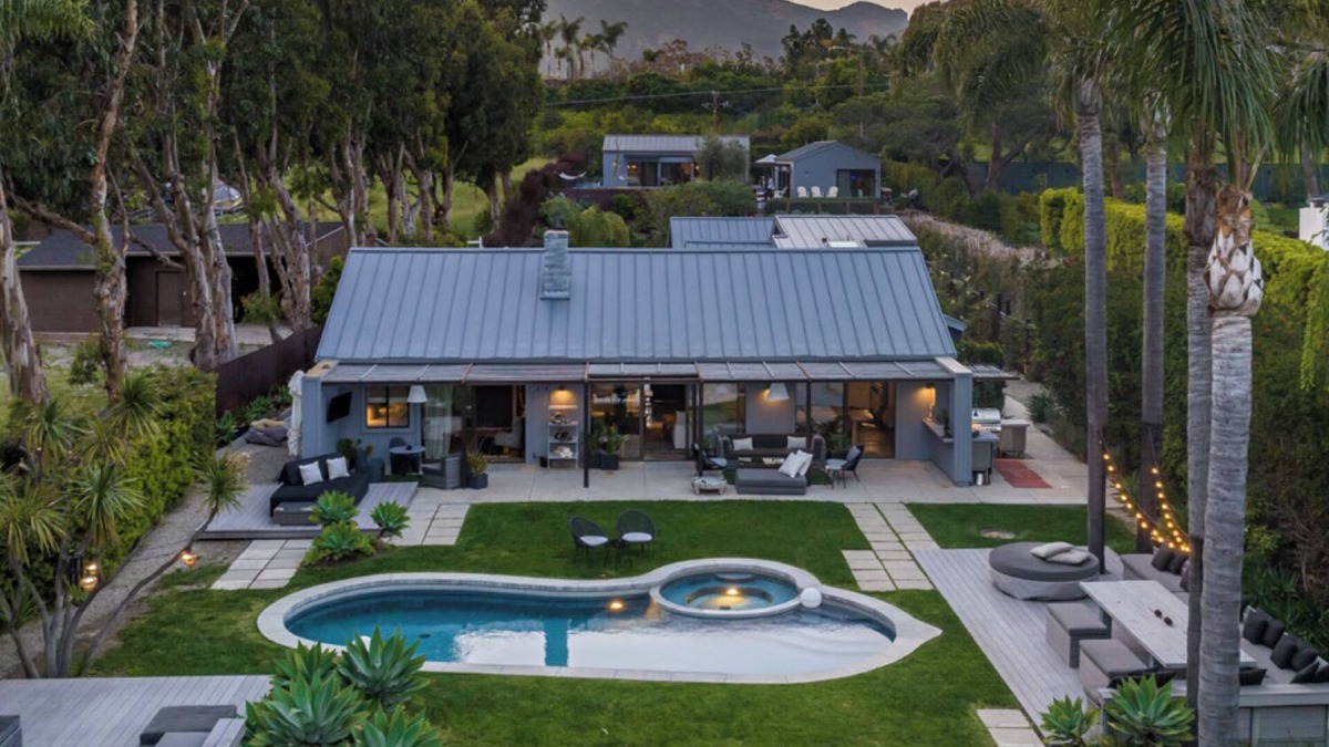 Central Malibu House | Sprawling garden compound with Pool, Spa and steps to Exclusive Private Beach