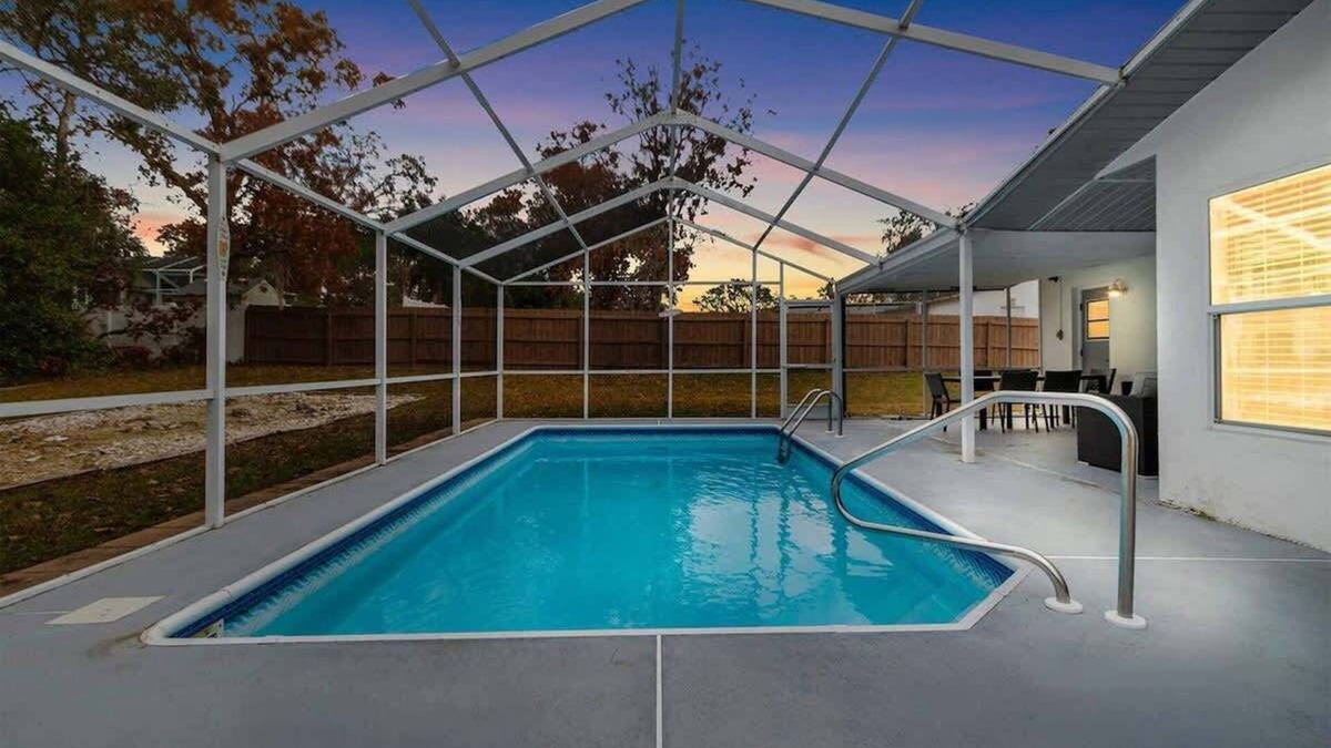 Brooksville House | Spring Hill, 4 Bedroom, Pool & Golf Course!