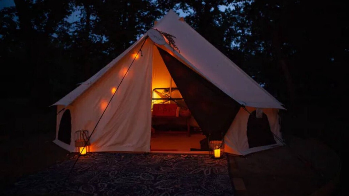 Battle Lake RV Rental | Spruce Tent at The Grove Glamping