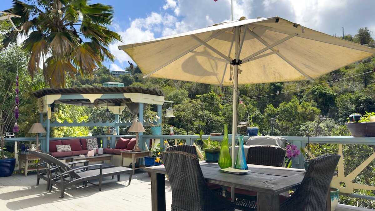 Estate Pastory Cottage | ST.JOHN, VIRGIN ISLANDS! 2 BEDROOM, 1.5 BATH, BEAUTIFUL TROPICAL GARDENS!