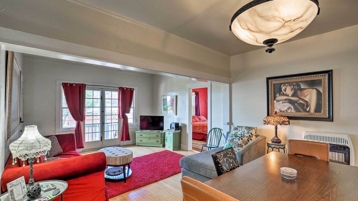 Bisbee Apartment | 'St Valentine' Apartment w/Balcony in Bisbee