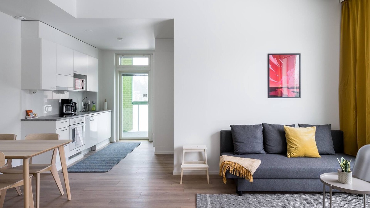 Jarvenpaa Apartment | Standard Apartment, 2 Bedrooms, Sauna & Balcony